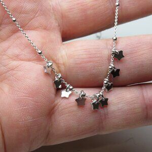 *925 Sterling Silver Charm Necklace